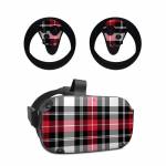 Red Plaid Oculus Quest Skin