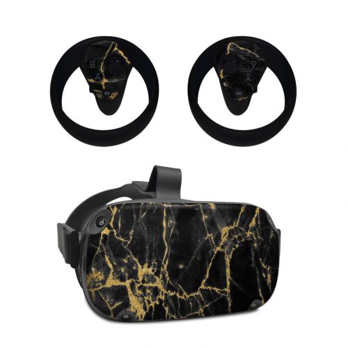 Black Gold Marble Oculus Quest Skin