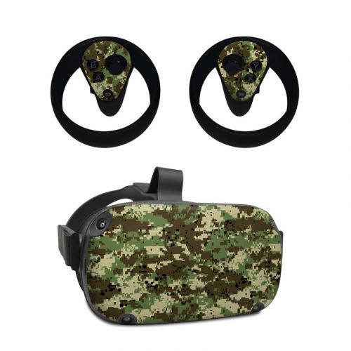 Digital Woodland Camo Oculus Quest Skin