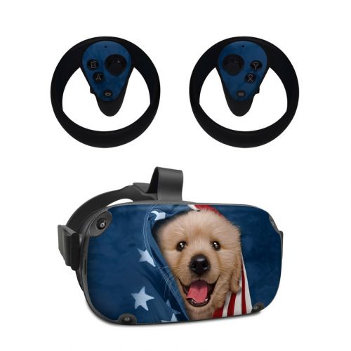 Patriotic Retriever Oculus Quest Skin