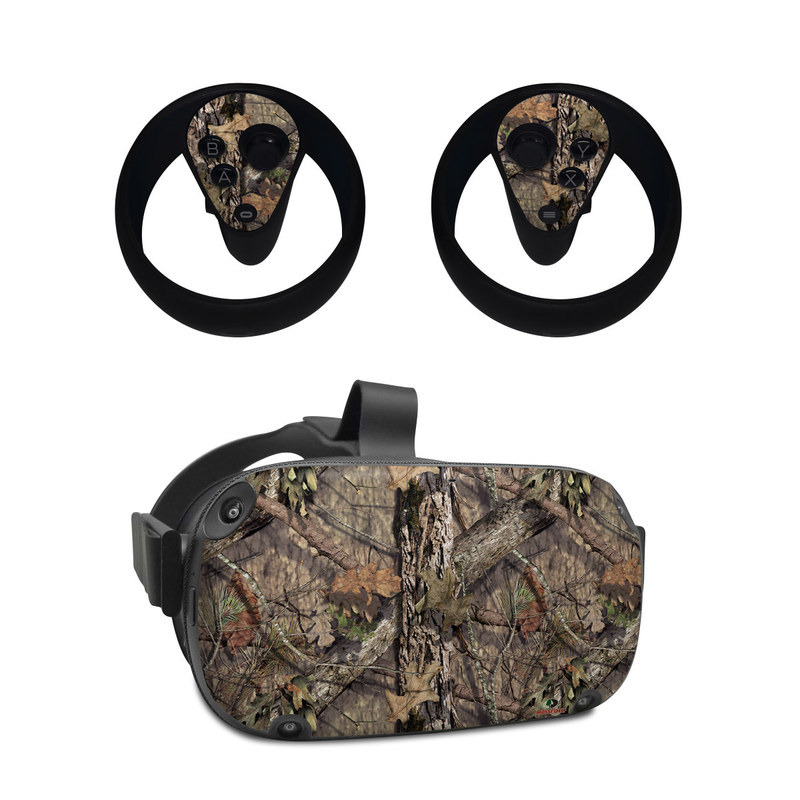 Oculus Quest Skin design of shellbark hickory, Camouflage, Tree, Branch, Trunk, Plant, Leaf, Adaptation, Wood, Twig, with orange, green, red, black, gray colors