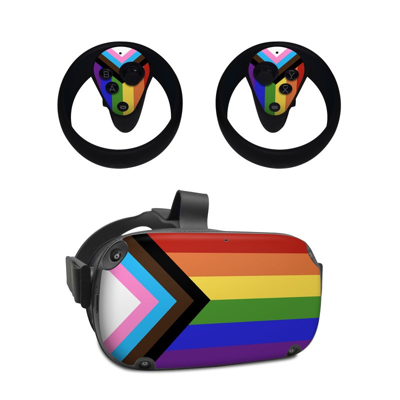 Oculus Quest Skin design of Blue, Orange, Red, Green, Yellow, Violet, Text, Line, Graphic design, Colorfulness, with black, white, brown, pink, blue, purple, green, yellow, orange colors