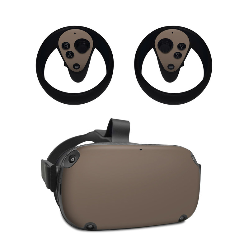 Oculus Quest Skin design of Brown, Text, Beige, Material property, Font, with brown colors