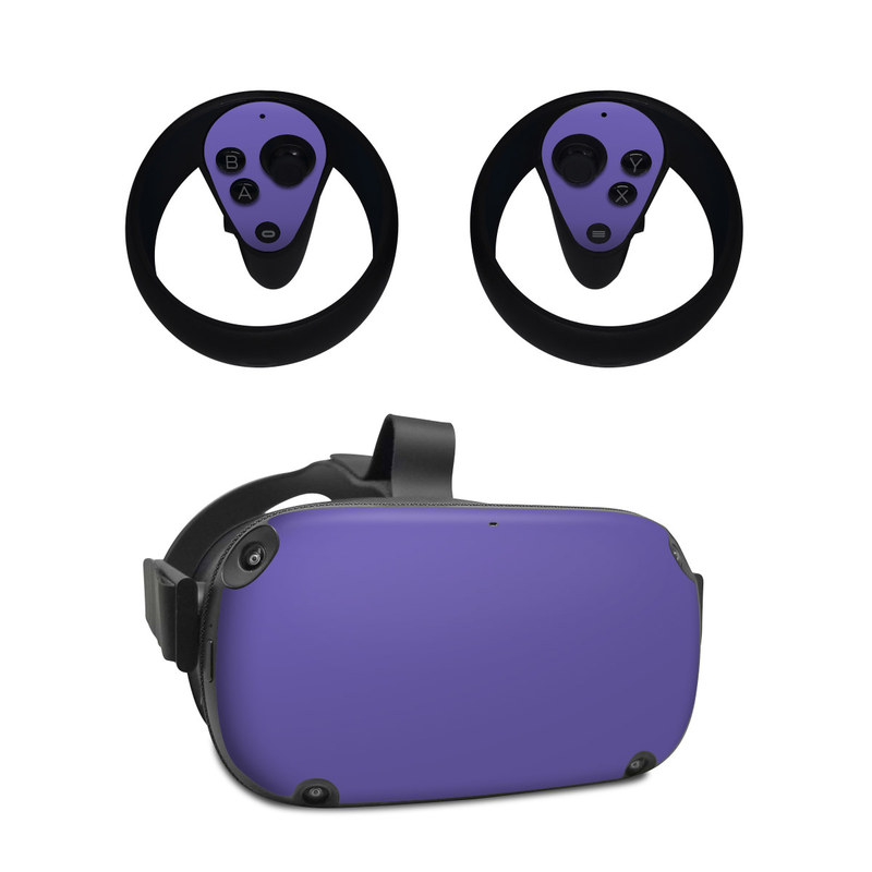 Oculus Quest Skin design of Blue, Violet, Sky, Purple, Daytime, Black, Lilac, Cobalt blue, Pink, Azure, with purple colors