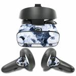 Blue Blooms Oculus Rift S Skin