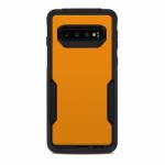 Solid State Orange OtterBox Commuter Galaxy S10 Case Skin