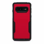 Solid State Red OtterBox Commuter Galaxy S10 Case Skin