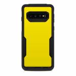 Solid State Yellow OtterBox Commuter Galaxy S10 Case Skin
