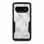White Marble OtterBox Commuter Galaxy S10 Case Skin