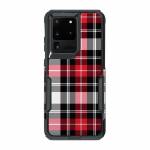 Red Plaid OtterBox Commuter Galaxy S20 Ultra Case Skin