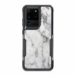 White Marble OtterBox Commuter Galaxy S20 Ultra Case Skin