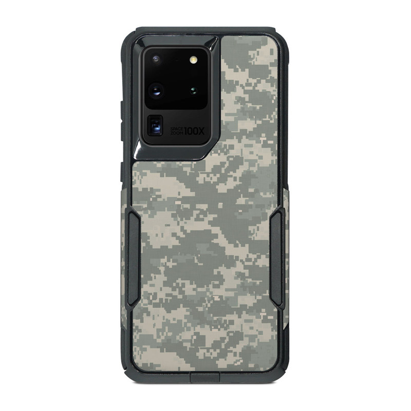 OtterBox Commuter Galaxy S20 Ultra Case Skin design of Military camouflage, Green, Pattern, Uniform, Camouflage, Design, Wallpaper, with gray, green colors