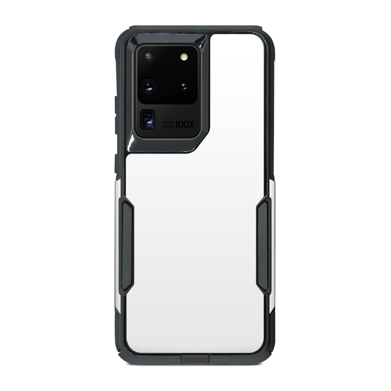 OtterBox Commuter Galaxy S20 Ultra Case Skin design of White, Black, Line, with white colors