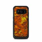 Digital Orange Camo OtterBox Commuter Galaxy S8 Case Skin