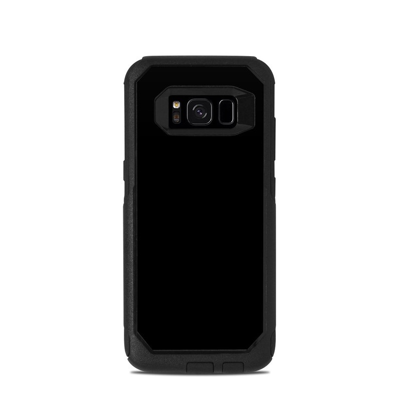 OtterBox Commuter Galaxy S8 Case Skin design of Black, Darkness, White, Sky, Light, Red, Text, Brown, Font, Atmosphere, with black colors