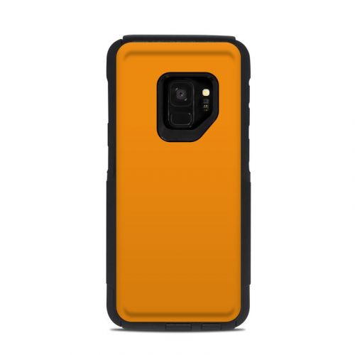 Solid State Orange OtterBox Commuter Galaxy S9 Case Skin