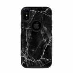 Black Marble OtterBox Commuter iPhone XS Case Skin