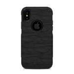 Black Woodgrain OtterBox Commuter iPhone XS Case Skin
