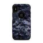 Digital Navy Camo OtterBox Commuter iPhone XS Case Skin