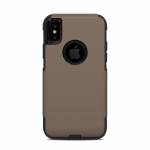 Solid State Flat Dark Earth OtterBox Commuter iPhone XS Case Skin