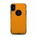 Solid State Orange OtterBox Commuter iPhone XS Case Skin