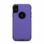 Solid State Purple OtterBox Commuter iPhone XS Case Skin
