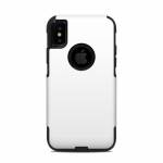Solid State White OtterBox Commuter iPhone XS Case Skin