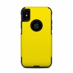 Solid State Yellow OtterBox Commuter iPhone XS Case Skin