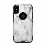White Marble OtterBox Commuter iPhone XS Case Skin