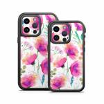 Abstract Pink Poppies OtterBox Fre iPhone 14 Series Case Skin