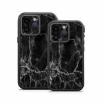 Black Marble OtterBox Fre iPhone 14 Series Case Skin