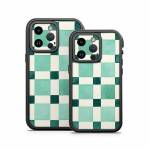 Checker Mosaic Green OtterBox Fre iPhone 14 Series Case Skin