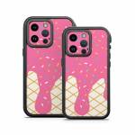Strawberry Ice Cream Drip OtterBox Fre iPhone 14 Series Case Skin