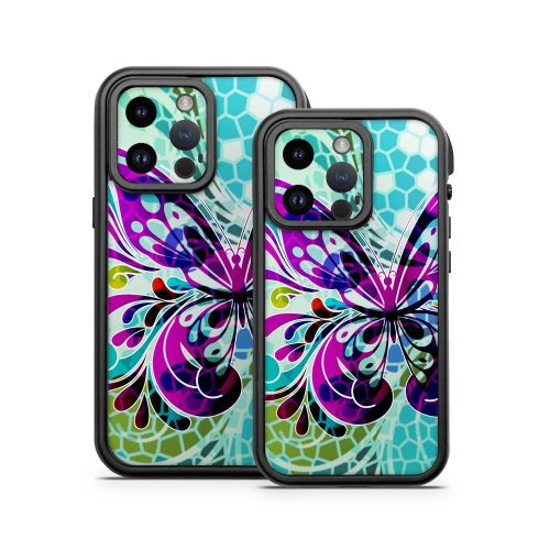 Butterfly Glass Otterbox Fre iPhone 14 Series Case Skin
