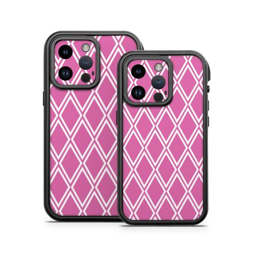 Pink Checks OtterBox Fre iPhone 14 Series Case Skin