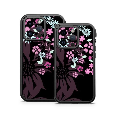 Dark Flowers Otterbox Fre iPhone 14 Series Case Skin