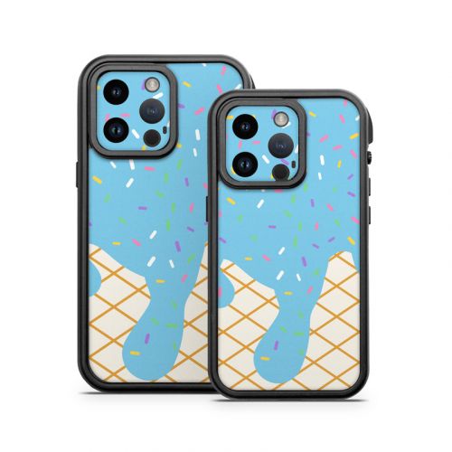 Cotton Candy Ice Cream Drip OtterBox Fre iPhone 14 Series Case Skin