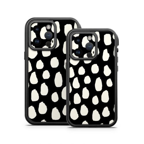 Inky Spots Black OtterBox Fre iPhone 14 Series Case Skin