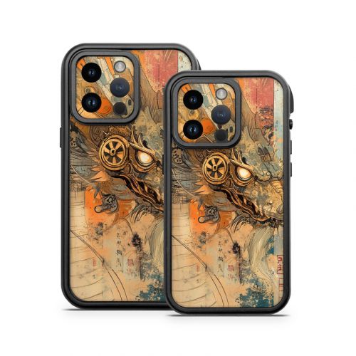 Orange Dragon OtterBox Fre iPhone 14 Series Case Skin