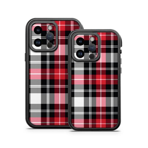 Red Plaid Otterbox Fre iPhone 14 Series Case Skin