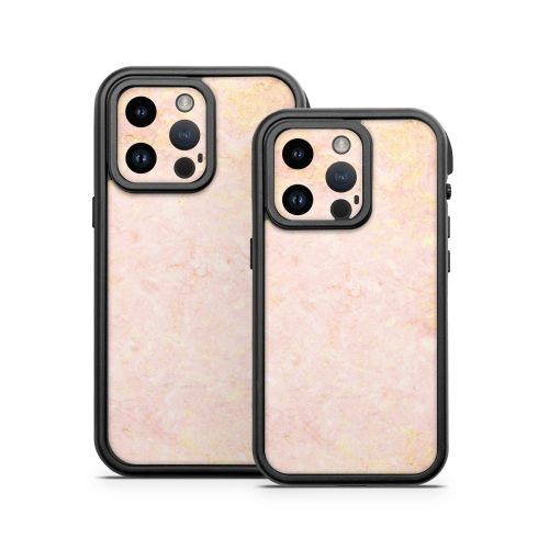 Rose Gold Marble Otterbox Fre iPhone 14 Series Case Skin