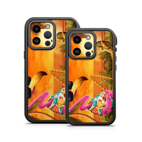 Sunset Flamingo Otterbox Fre iPhone 14 Series Case Skin