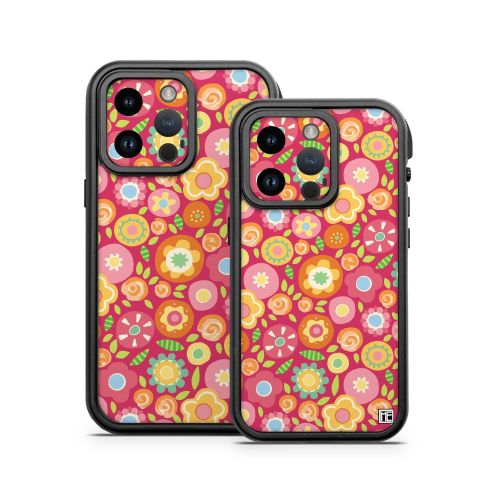 Flowers Squished Otterbox Fre iPhone 14 Series Case Skin