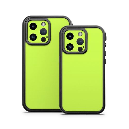 Solid State Lime Otterbox Fre iPhone 14 Series Case Skin