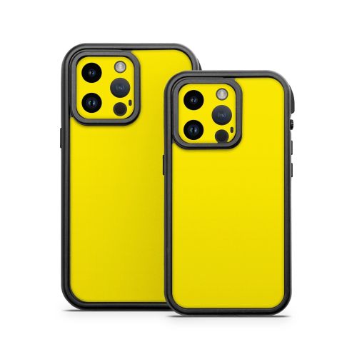 Solid State Yellow Otterbox Fre iPhone 14 Series Case Skin