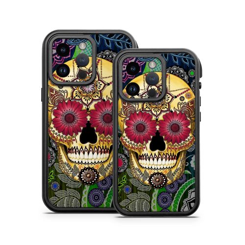 Sugar Skull Paisley Otterbox Fre iPhone 14 Series Case Skin