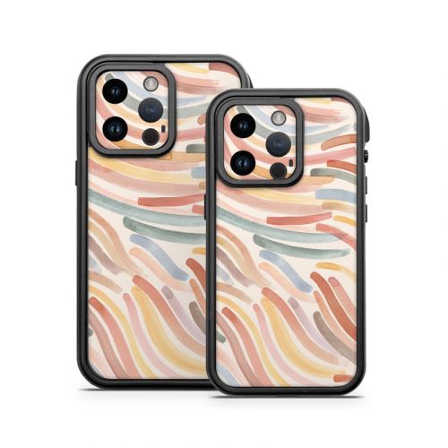 Terracotta Brushstroke Waves OtterBox Fre iPhone 14 Series Case Skin