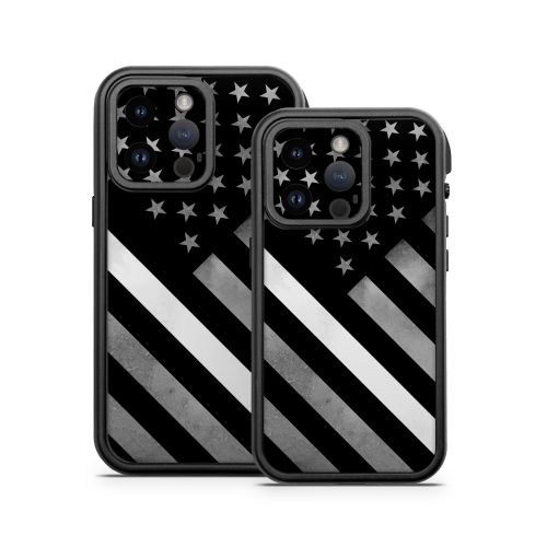 Thin White Line Hero OtterBox Fre iPhone 14 Series Case Skin