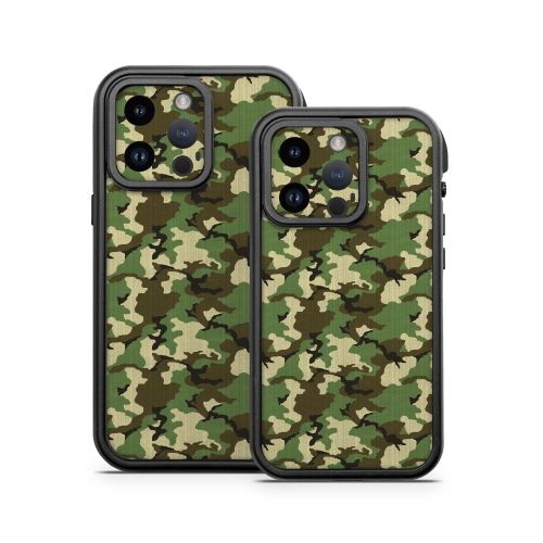 Woodland Camo Otterbox Fre iPhone 14 Series Case Skin