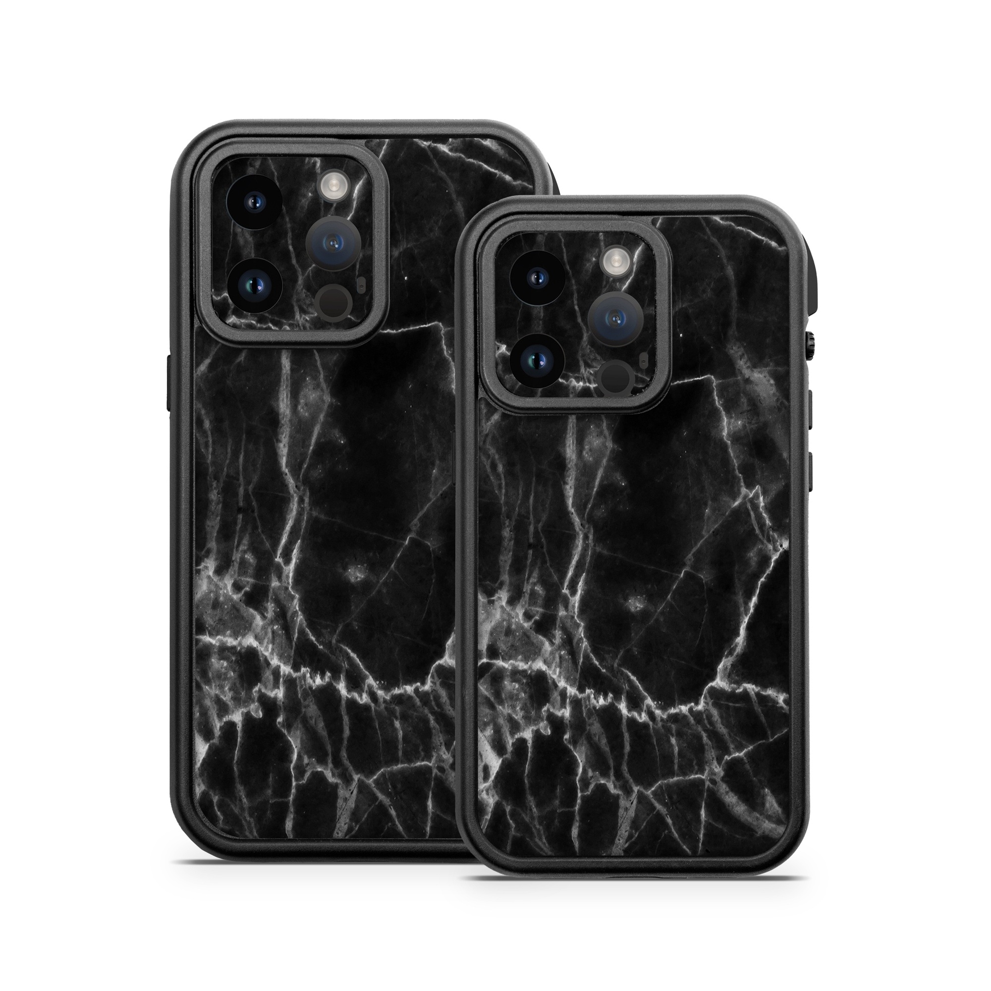 OtterBox Fre iPhone 14 Series Case Skin design of Black, White, Nature, Black-and-white, Monochrome photography, Branch, Atmosphere, Atmospheric phenomenon, Tree, Sky, with black, white colors